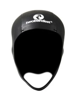 Two Bare Feet 3mm Glideskin Neoprene Chinstrap Watersports Hood -Ocean Glide Ready 2 glideskin chinstrap front