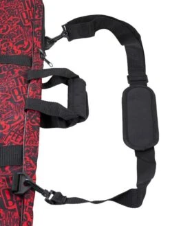 37" Double Bodyboard Bag (Red Classic Pattern) -Ocean Glide Ready 37 double cp bodyboard bag red 4