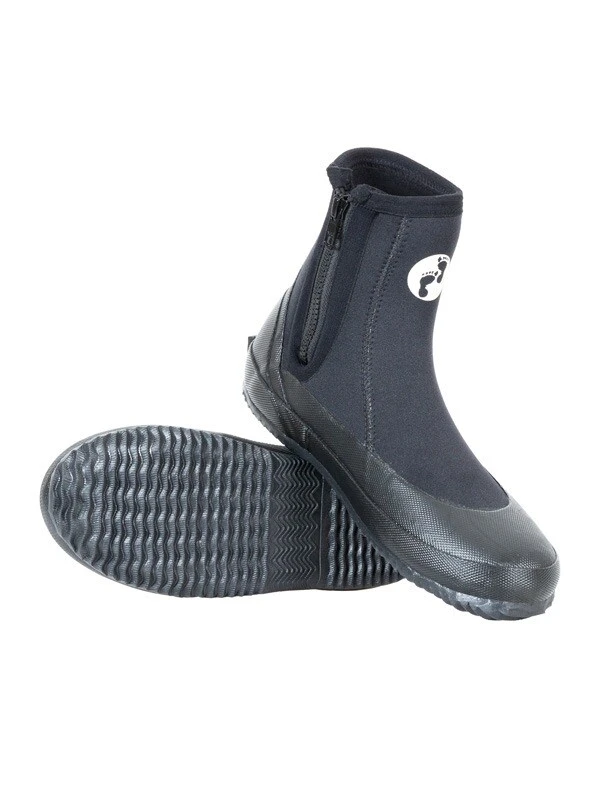 Two Bare Feet 5mm Neoprene Zipped Wetsuit Boots (Black) 2 Two Bare Feet 5mm Neoprene Zipped Wetsuit Boots (Black) - Image 2