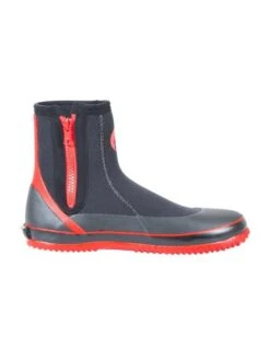 Two Bare Feet 5mm Neoprene Zipped Wetsuit Boots (Red) 7 Two Bare Feet 5mm Neoprene Zipped Wetsuit Boots (Red) -Ocean Glide Ready 5mm neoprene zipped boots red 4