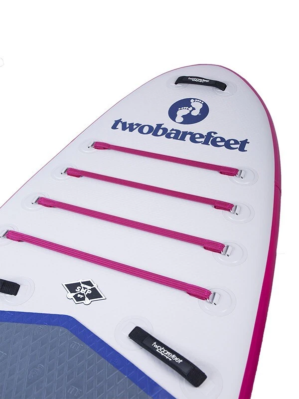 Two Bare Feet Sport Air (Allround XL) 10'10" X 33" X 6" Inflatable SUP Deluxe Fibreglass Hybrid Pack (Raspberry) 4 Two Bare Feet Sport Air (Allround XL) 10'10" X 33" X 6" Inflatable SUP Deluxe Fibreglass Hybrid Pack (Raspberry) - Image 4