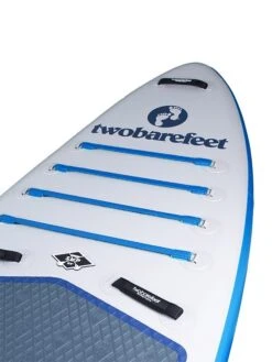 Two Bare Feet Sport Air (Touring) 12'0" X 33" X 6" Inflatable SUP Ultimate Pack (Blue) -Ocean Glide Ready angle 1.1 blue 3