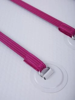 Two Bare Feet Sport Air (Allround) 10'6" X 33" X 4.75" Inflatable SUP Starter Pack (Raspberry) -Ocean Glide Ready angle 2 raspberry