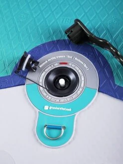 Two Bare Feet Sport Air (Allround) 10'6" X 33" X 4.75" Inflatable SUP Ultimate Pack (Teal) -Ocean Glide Ready angle 5 teal 3