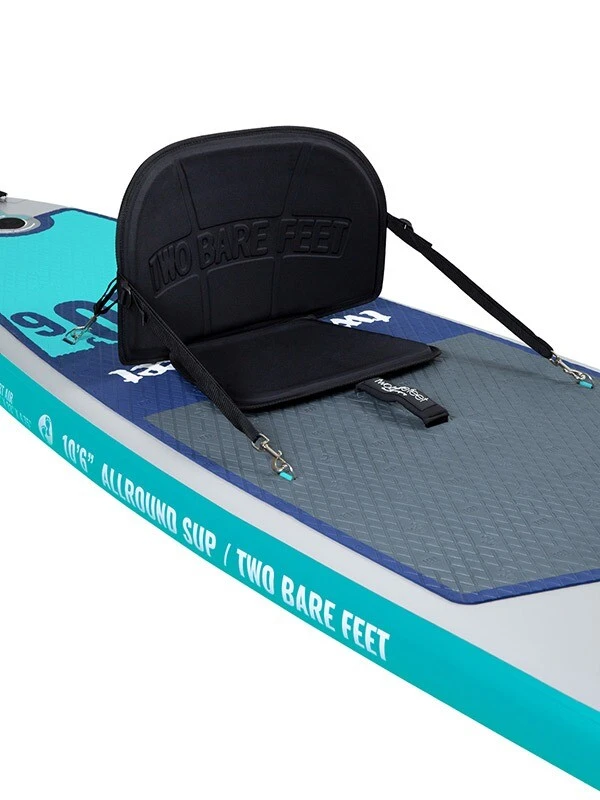 Two Bare Feet Sport Air (Allround) 10'6" X 33" X 4.75" Inflatable SUP Deluxe Carbon Hybrid Pack (Teal) 5 Two Bare Feet Sport Air (Allround) 10'6" X 33" X 4.75" Inflatable SUP Deluxe Carbon Hybrid Pack (Teal) - Image 5