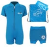 Premier Baby Swim Kit - Classic Wetsuit + Nappy Shorts + Towel + Bag (Aqua)