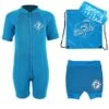 Premier Baby Swim Kit - Aquatica Wetsuit + Nappy Shorts + Towel + Bag (Aqua)