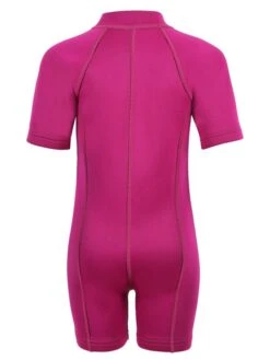 Essentials Baby Swim Kit - Aquatica Wetsuit + Nappy Shorts (Raspberry) -Ocean Glide Ready aquatica baby raspberry back 3 2