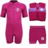 Essentials Baby Swim Kit - Aquatica Wetsuit + Nappy Shorts + Swim Vest (Raspberry)