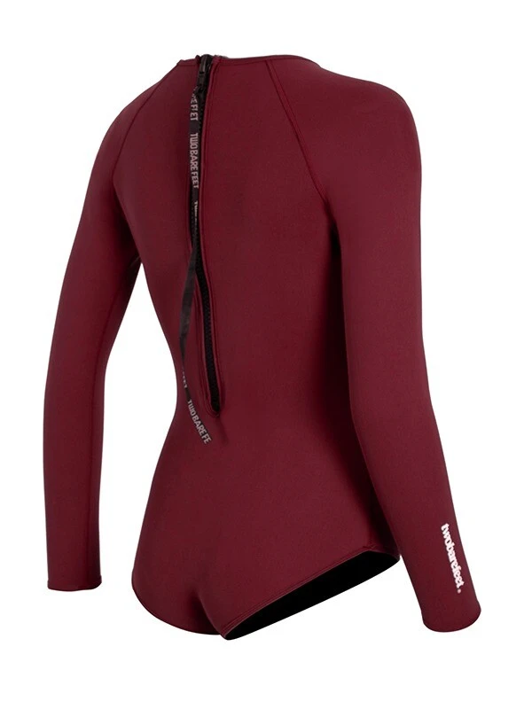 Two Bare Feet Arabella 2mm Superstretch Neoprene Womens Suit (Burgundy) 6 Two Bare Feet Arabella 2mm Superstretch Neoprene Womens Suit (Burgundy) - Image 6