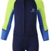 Two Bare Feet Squadron Baby Spring 3/2mm Wetsuit (Lime/ Blue/ Blue)