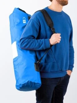 Two Bare Feet 30 Litre Waterproof Dry Bag / Inflatable Bodyboard Carry Bag (Blue) -Ocean Glide Ready blue 30l model 2 1