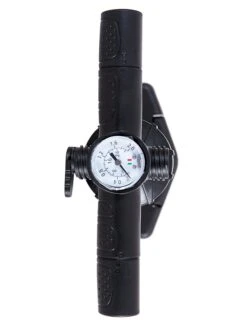 Two Bare Feet Bravo 4 High Pressure High Capacity 27.5psi Inflate/Deflate Dual Action Hand Pump (Black) -Ocean Glide Ready bravo 4 5