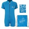 Essentials Baby Swim Kit - Classic Wetsuit + Towel + Bag (Aqua)