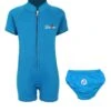 Essentials Baby Swim Kit - Classic Wetsuit + Swim Nappy (Aqua)