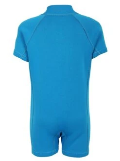 Essentials Baby Swim Kit - Classic Wetsuit + Towel + Bag (Aqua) -Ocean Glide Ready classic baby aqua back 2 3
