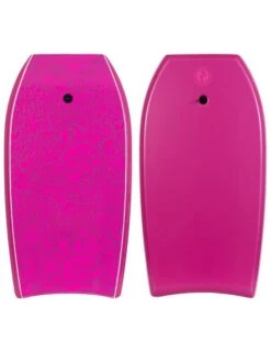 Two Bare Feet Classic Pattern Double Bodyboard And Bag Bundle (Choice Of 33", 37", 41", 42", 44") 12 Two Bare Feet Classic Pattern Double Bodyboard And Bag Bundle (Choice Of 33", 37", 41", 42", 44") -Ocean Glide Ready cp front and back raspberry 1