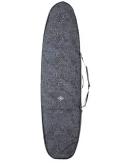 Classic Pattern 7'6" Surfboard Travel Bag (Black / Grey)