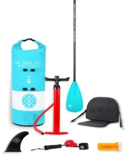 Two Bare Feet Entradia (Allround XL) 10'10" X 34" X 6" Inflatable SUP Deluxe Fibreglass Hybrid Pack (Aqua) 11 Two Bare Feet Entradia (Allround XL) 10'10" X 34" X 6" Inflatable SUP Deluxe Fibreglass Hybrid Pack (Aqua) -Ocean Glide Ready deluxe fibreglass hybrid aqua 1 4