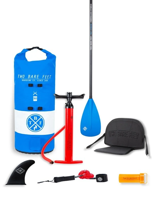 Two Bare Feet Entradia (Allround XL) 10'10" X 34" X 6" Inflatable SUP Deluxe Fibreglass Hybrid Pack (Blue) 3 Two Bare Feet Entradia (Allround XL) 10'10" X 34" X 6" Inflatable SUP Deluxe Fibreglass Hybrid Pack (Blue) - Image 3