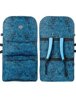Two Bare Feet Classic Pattern Double Bodyboard And Bag Bundle (Choice Of 33", 37", 41", 42", 44") 13 Two Bare Feet Classic Pattern Double Bodyboard And Bag Bundle (Choice Of 33", 37", 41", 42", 44") -Ocean Glide Ready double blue bag 1