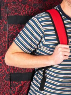 44" Double Bodyboard Bag (Red Classic Pattern) -Ocean Glide Ready double bodyboard bag red 5