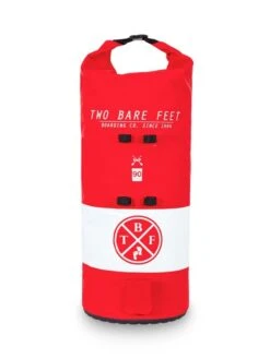 Two Bare Feet 90 Litre Waterproof Dry Bag / SUP Carry Bag (Red)