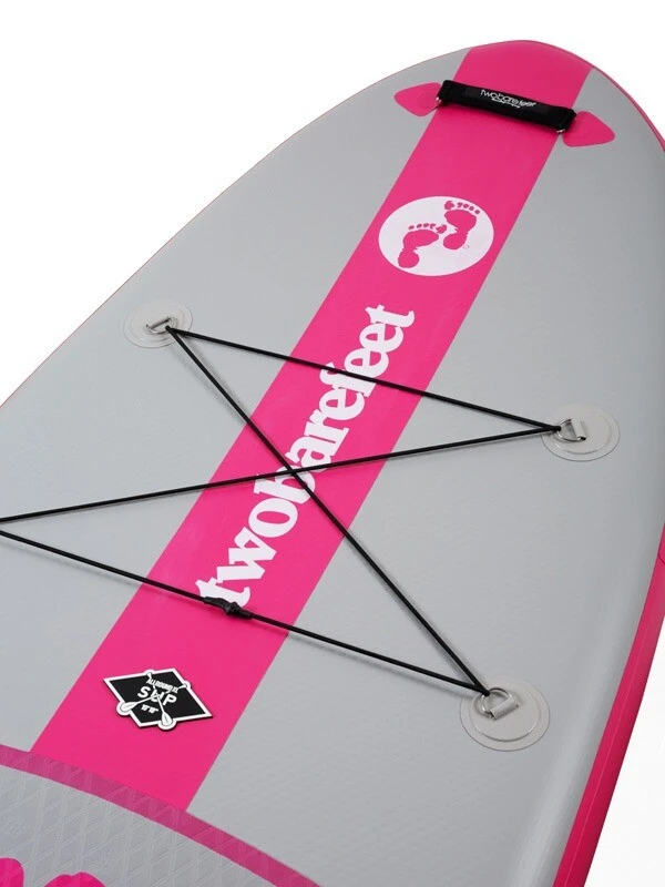 Two Bare Feet Entradia (Allround XL) 10'10" X 34" X 6" Inflatable SUP Deluxe Carbon Hybrid Pack (Pink) 4 Two Bare Feet Entradia (Allround XL) 10'10" X 34" X 6" Inflatable SUP Deluxe Carbon Hybrid Pack (Pink) - Image 4