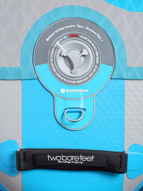 Two Bare Feet Entradia (Allround XL) 10'10" X 34" X 6" Inflatable SUP Deluxe Fibreglass Hybrid Pack (Aqua) 7 Two Bare Feet Entradia (Allround XL) 10'10" X 34" X 6" Inflatable SUP Deluxe Fibreglass Hybrid Pack (Aqua) - Image 7