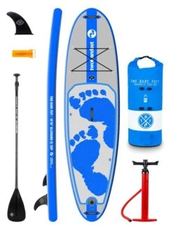 Two Bare Feet Entradia (Allround XL) 10'10" X 34" X 6" Inflatable SUP Starter Pack (Blue)