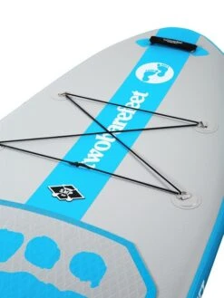 Two Bare Feet Entradia (Allround) 10'6" X 34" X 4.75" Inflatable SUP Ultimate Pack (Aqua) -Ocean Glide Ready entradia 10 6 1 aqua 3