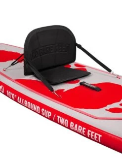 Two Bare Feet Entradia (Allround) 10'6" X 34" X 4.75" Inflatable SUP Deluxe Fibreglass Hybrid Pack (Red) -Ocean Glide Ready entradia 10 6 2 red