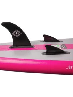 Two Bare Feet Entradia (Allround) 10'6" X 34" X 4.75" Inflatable SUP Deluxe Carbon Hybrid Pack (Pink) -Ocean Glide Ready entradia 10 6 3 pink 2