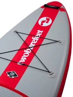 Two Bare Feet Entradia (Touring) 11'6" X 34" X 6" Inflatable SUP Deluxe Carbon Hybrid Pack (Red) -Ocean Glide Ready entradia 11 6 1 red 2