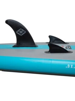 Two Bare Feet Entradia (Touring) 11'6" X 34" X 6" Inflatable SUP Deluxe Carbon Hybrid Pack (Aqua) -Ocean Glide Ready entradia 11 6 3 aqua 1 2