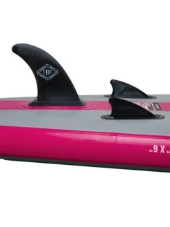 Two Bare Feet Entradia (Touring) 11'6" X 34" X 6" Inflatable SUP Deluxe Fibreglass Hybrid Pack (Pink) -Ocean Glide Ready entradia 11 6 3 pink 1