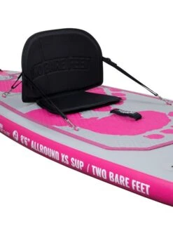 Two Bare Feet Entradia (Allround XS) 8'6" X 34" X 4.75" Inflatable Juniors SUP Deluxe Carbon Hybrid Pack (Pink) -Ocean Glide Ready entradia 8 6 2 pink 1 1