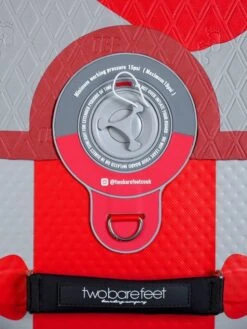 Two Bare Feet Entradia (Allround XS) 8'6" X 34" X 4.75" Inflatable Juniors SUP Deluxe Carbon Hybrid Pack (Red) -Ocean Glide Ready entradia 8 6 4 red 2