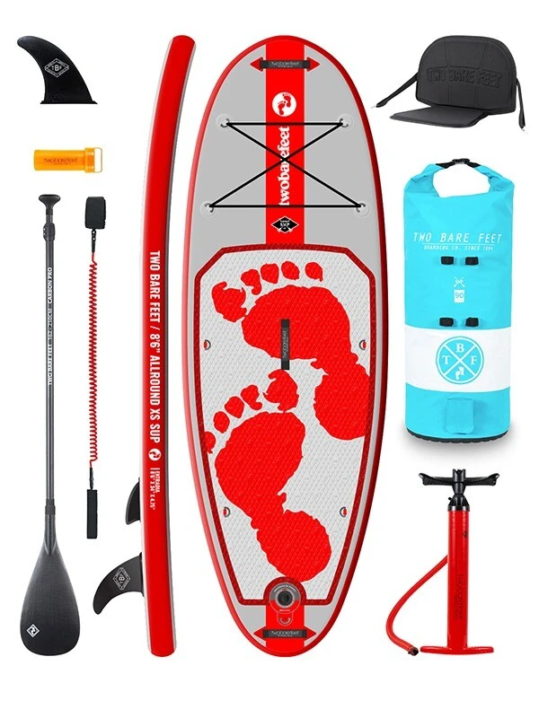 Two Bare Feet Entradia (Allround XS) 8'6" X 34" X 4.75" Inflatable Juniors SUP Ultimate Pack (Red) 1 Two Bare Feet Entradia (Allround XS) 8'6" X 34" X 4.75" Inflatable Juniors SUP Ultimate Pack (Red)
