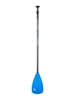 Two Bare Feet 2 Piece Fibreglass Hybrid SUP Paddle (Blue) -Ocean Glide Ready fibreglass hybrid blue 4