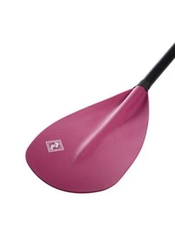 Two Bare Feet 2 Piece Fibreglass Hybrid SUP Paddle (Raspberry) -Ocean Glide Ready fibreglass hybrid raspberry 3 1