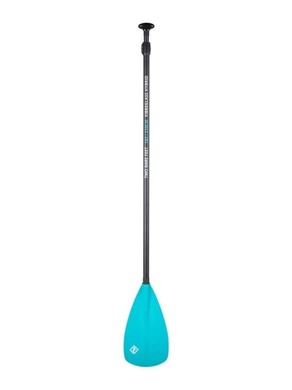 Two Bare Feet 3 Piece Fibreglass Hybrid SUP Paddle (Teal) 3 Two Bare Feet 3 Piece Fibreglass Hybrid SUP Paddle (Teal) - Image 3