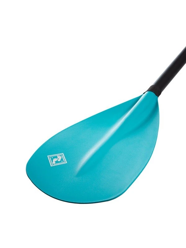 Two Bare Feet 3 Piece Fibreglass Hybrid SUP Paddle (Teal) 4 Two Bare Feet 3 Piece Fibreglass Hybrid SUP Paddle (Teal) - Image 4