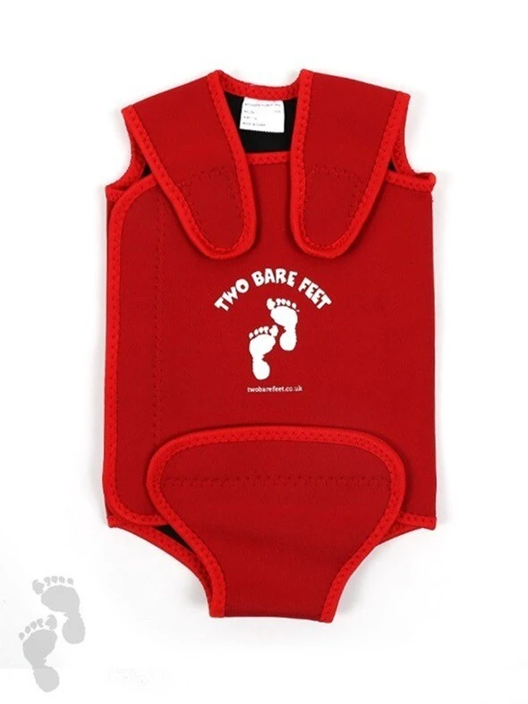 Essentials Baby Swim Kit - Wrap + Nappy Shorts (Red) 3 Essentials Baby Swim Kit - Wrap + Nappy Shorts (Red) - Image 3