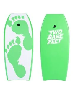Two Bare Feet 42" Future Print Double Bodyboard And Bag Bundle 12 Two Bare Feet 42" Future Print Double Bodyboard And Bag Bundle -Ocean Glide Ready front and back green 4