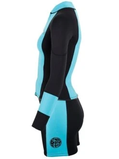 Two Bare Feet Harmony 3mm Jacket & Shorts Set (Black/Mint) -Ocean Glide Ready harmony jacket and shorts set black mint 3