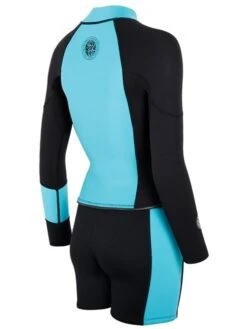 Two Bare Feet Harmony 3mm Jacket & Shorts Set (Black/Mint) -Ocean Glide Ready harmony jacket and shorts set black mint 6