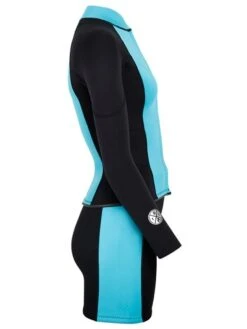 Two Bare Feet Harmony 3mm Jacket & Shorts Set (Black/Mint) -Ocean Glide Ready harmony jacket and shorts set black mint 7