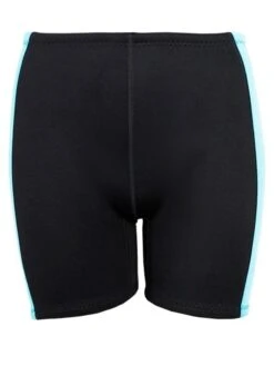 Two Bare Feet Womens Harmony 3mm Wetsuit Shorts (Black/Mint)