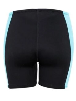 Two Bare Feet Womens Harmony 3mm Wetsuit Shorts (Black/Mint) -Ocean Glide Ready harmony shorts black mint 5